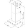 GRADE A2 - Smeg KS60XE-2 Symphony 60cm T-Shape Chimney Cooker Hood Stainless Steel