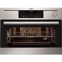 GRADE A2 - Light cosmetic damage - AEG KS8404021M ProCombi Built-in Steam Oven - Stainless Steel With Antifingerprint Coating