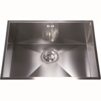 CDA KSC14SS Undermount Designer Square Cut Single Bowl