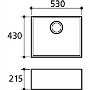 CDA KSC14SS Undermount Designer Square Cut Single Bowl