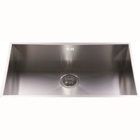 CDA KSC15SS Undermount Designer Square Cut Single Bowl