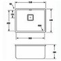 CDA Single Bowl Stainless Steel Chrome Kitchen Sink