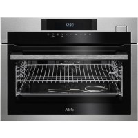Refurbished AEG KSE782220M SteamBoost Multifunction Compact Steam Oven With ProSight Touch Controls Stainless Steel Refurbished AEG KSE782220M SteamBoost Multifunction Compact Steam Oven With ProSight Touch Controls Stainless Steel