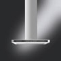 Smeg KSE912NX3 Linea 90cm Chimney Cooker Hood Stainless Steel With Black Glass Control Panel