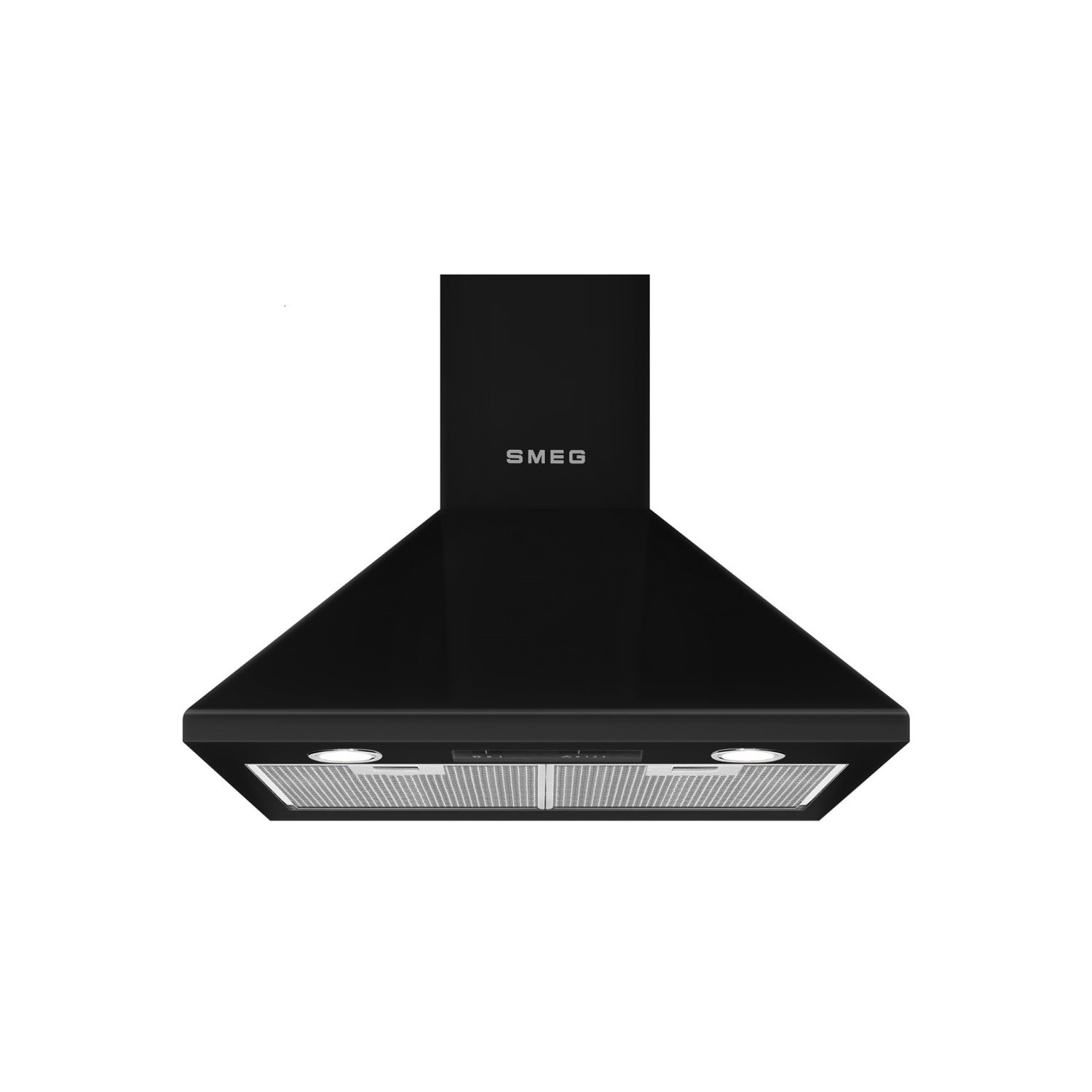 Refurbished Smeg KSED65NEE 60cm Chimney Cooker Hood Black