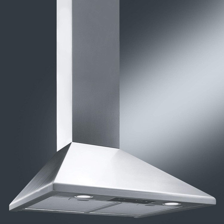 GRADE A2 - Smeg KSED65XE 60cm Chimney Cooker Hood Stainless Steel