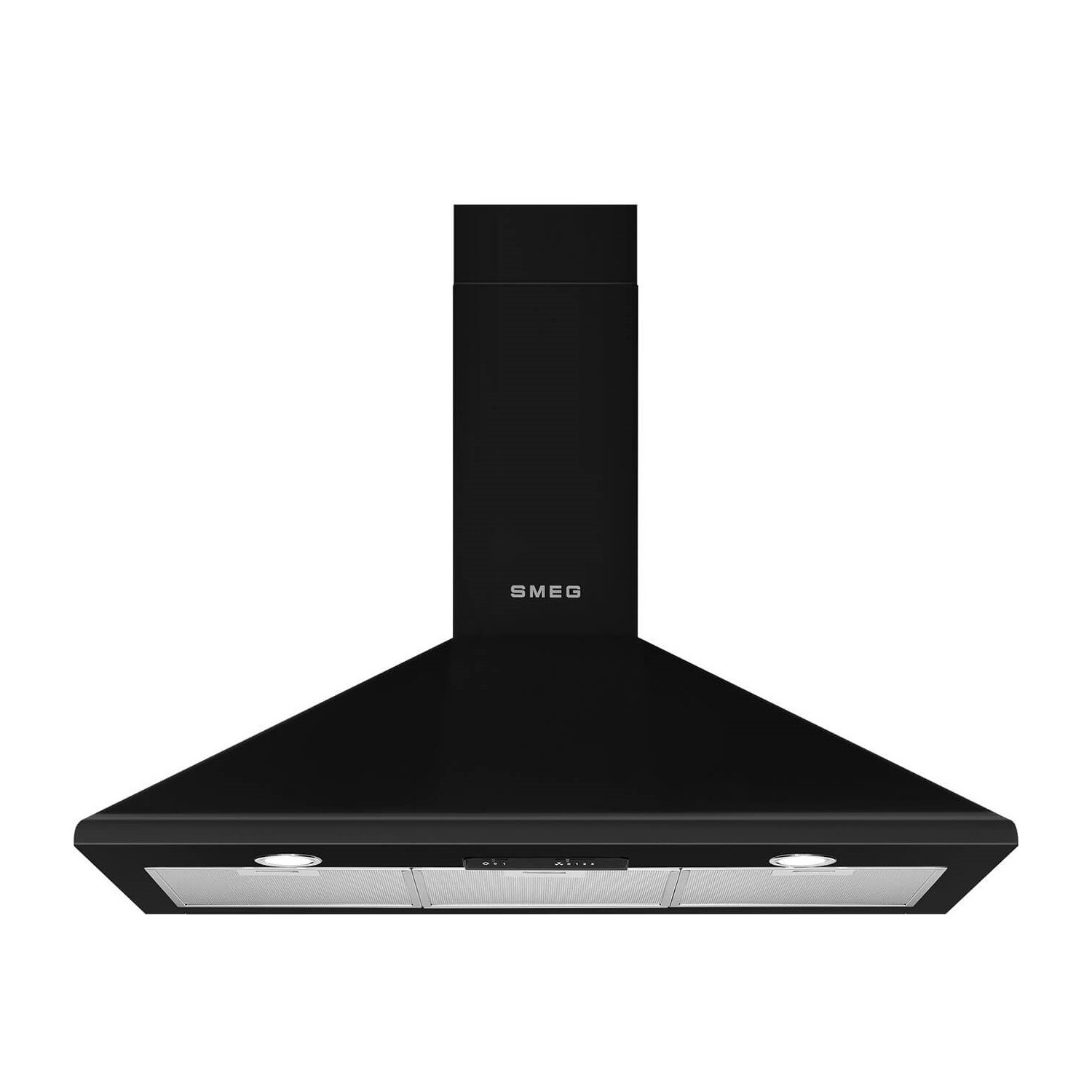 Smeg KSED95NEE 90cm Chimney Cooker Hood - Black
