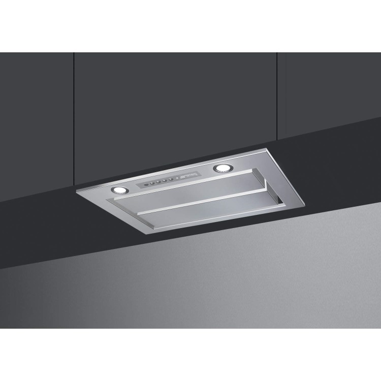 Smeg KSEG54X-1 54cm Stainless Steel Convertible Canopy Cooker Hood Or Ceiling Extractor