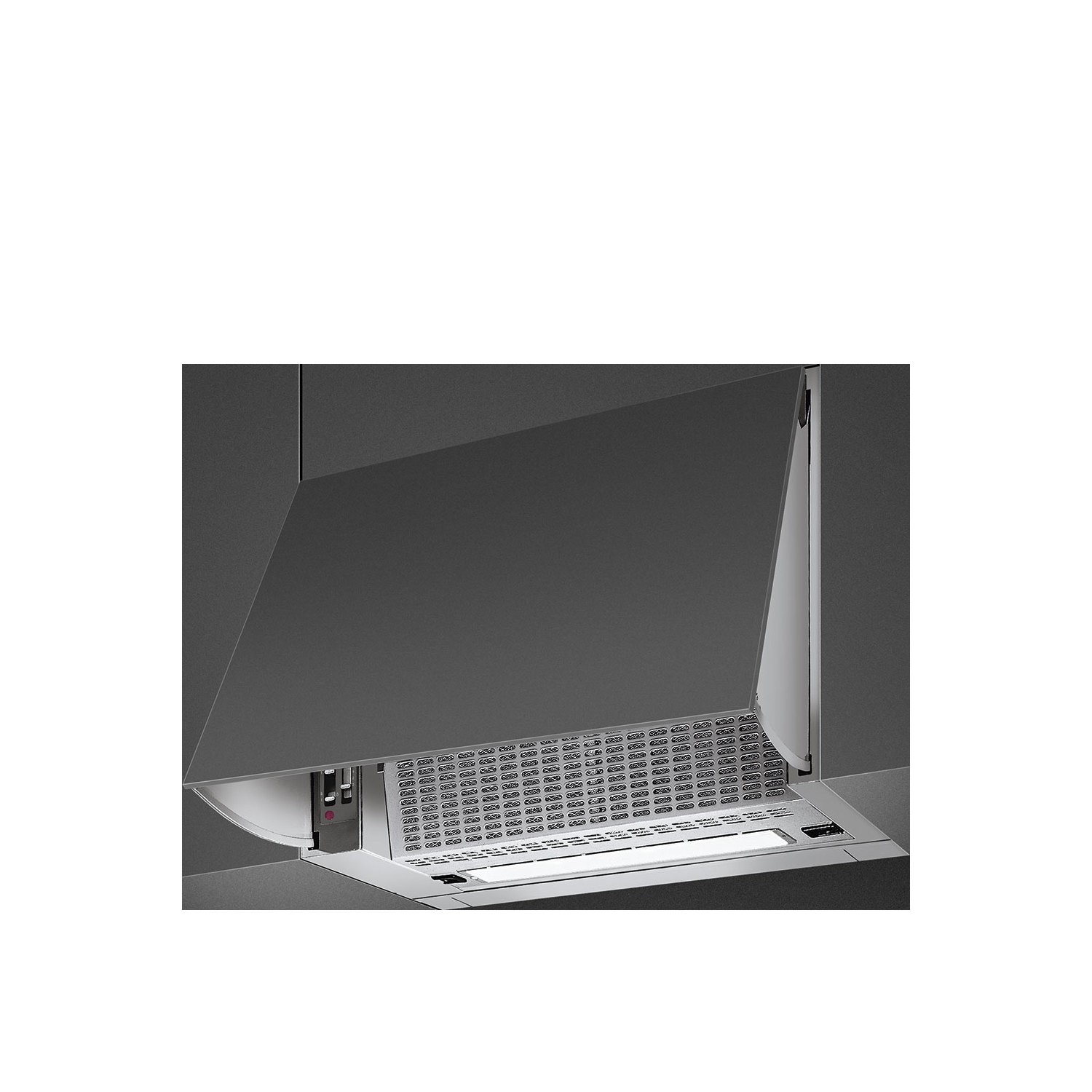 Refurbished Smeg KSEI62E2 60cm Integrated Cooker Hood Silver