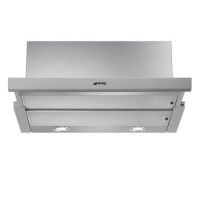 Smeg KSET600XE 60cm Wide Telescopic Cooker Hood Stainless Steel Front