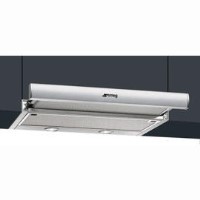 Smeg KSET610X 60cm Wide Telescopic Cooker Hood Stainless Steel Front