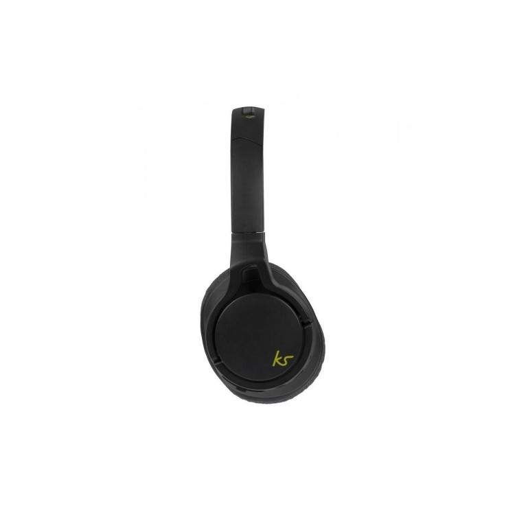 Kitsound Exert Sports Bluetooth Headphones with Mic & Adjustable Carry Pouch - Black