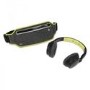 Kitsound Exert Sports Bluetooth Headphones with Mic & Adjustable Carry Pouch - Black