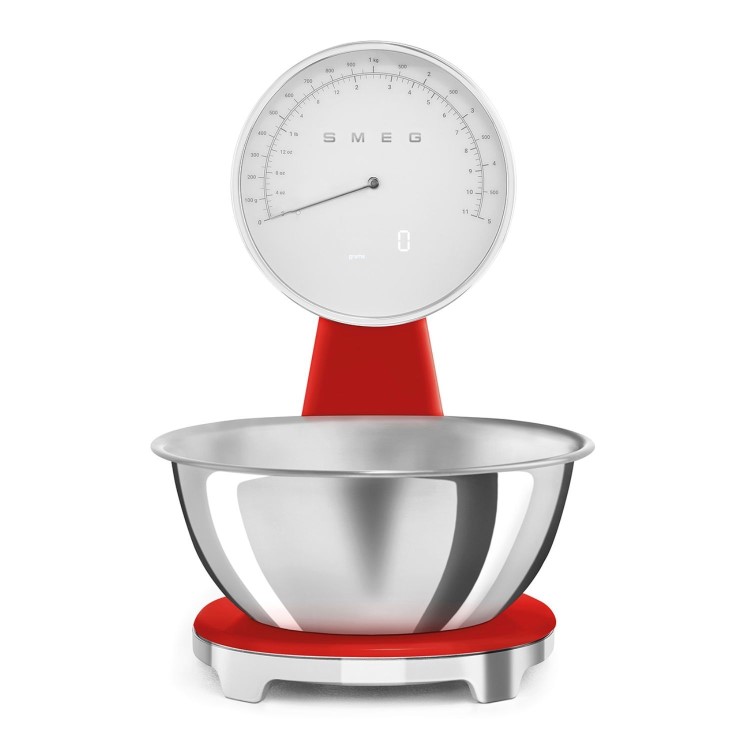 Smeg 50's Style Kitchen Scales - Red
