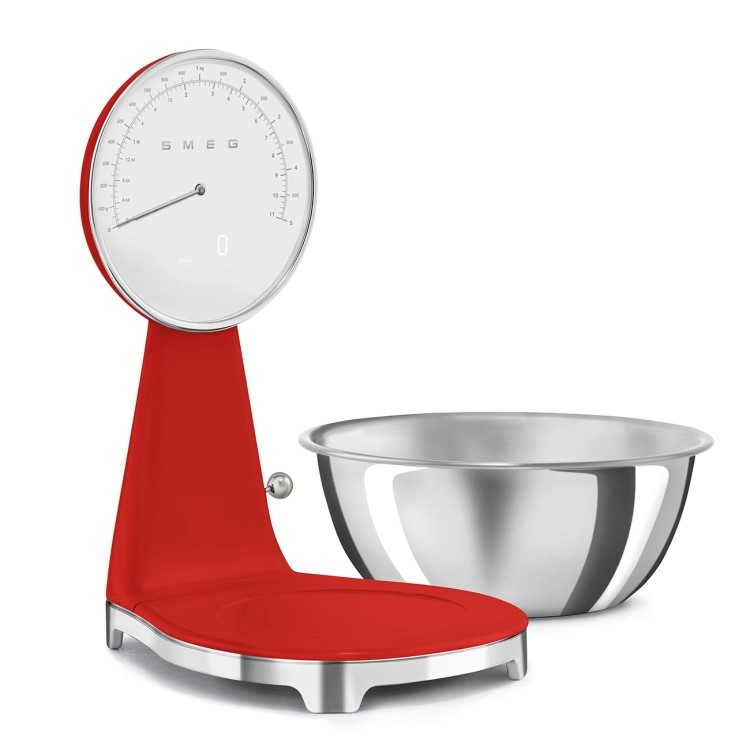 Smeg 50's Style Kitchen Scales - Red