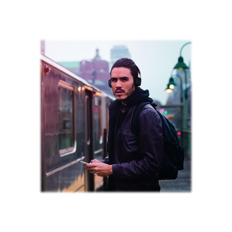 KitSound Harlem Wireless Bluetooth On-Ear Headphones with Mic - Rose Gold