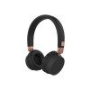KitSound Harlem Wireless Bluetooth On-Ear Headphones with Mic - Rose Gold