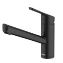 KT-NE-MB McAlpine Nethy Single Lever Kitchen Mixer Tap - Black