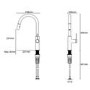 McAlpine Ness Dual Lever Kitchen Mixer Tap - Black
