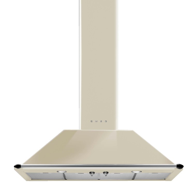 Smeg Victoria 110cm Chimney Cooker Hood - Cream