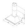 Smeg Victoria 90cm Chimney Cooker Hood - Cream