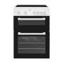 Beko 60cm Twin Cavity Electric Cooker - White