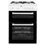 GRADE A2 - Beko KTG611W 60cm Double Cavity Gas Cooker White