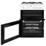 Refurbished Beko KTG611W 60cm Double Cavity Gas Cooker White
