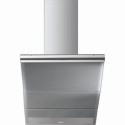 KTS75C Smeg KTS75C Linea 76cm Angled Cooker Hood Stainless Steel And Silver Glass
