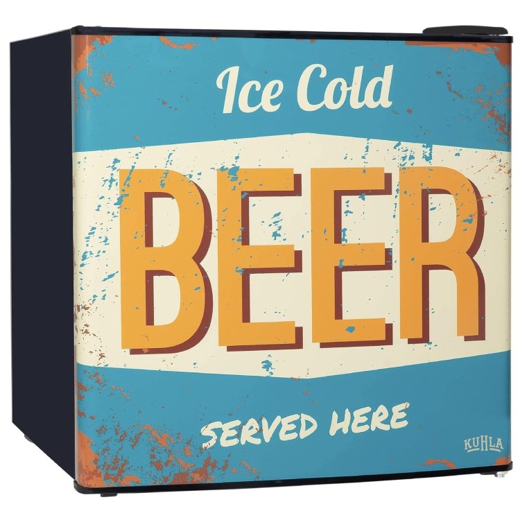Kuhla Vintage Beer 45 Litre Table Top Fridge - Black