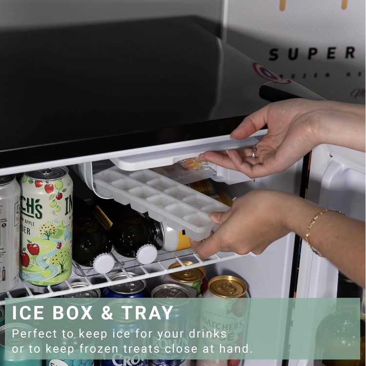 Kuhla Vintage Beer 45 Litre Table Top Fridge - Black