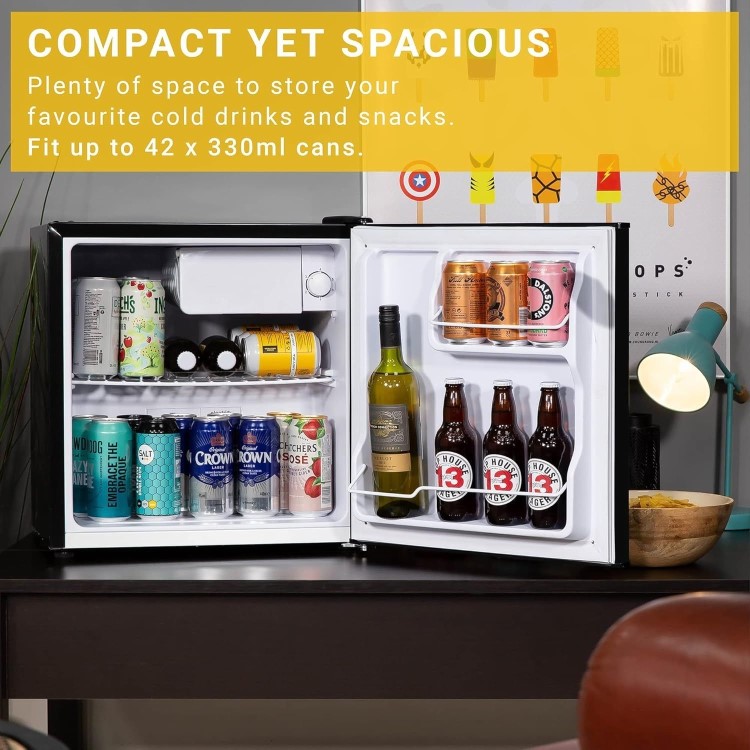 Kuhla Gamer 45 Litre Table Top Fridge - Black
