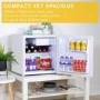 Kuhla Pink Open Sign 45 Litre Table Top Fridge - White