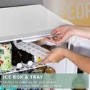 Kuhla Pink Open Sign 45 Litre Table Top Fridge - White