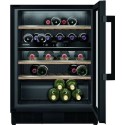KU21WAHG0G Siemens iQ500 44 Bottle Capacity Wine Cooler - Black