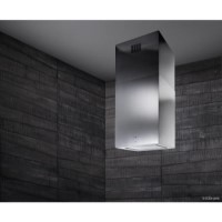 GRADE A1 - As new but box opened - Elica KUADRAISLAND60 Rectangular Column 60cm Island Cooker Hood Stainless Steel
