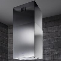 Elica KUADRA_ISLAND_60 Kuadra 60cm Island Hood in Stainless Steel