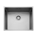 KUBE50 Rangemaster Kube Single Bowl Inset / Undermount Chrome Stainless Steel Kitchen Sink