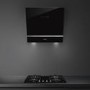 Smeg 60cm Angled Cooker Hood - Black
