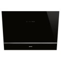 78560686/1/KV28N Refurbished Smeg KV28N 80cm Angled Chimney Cooker Hood Black