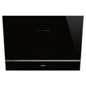 Smeg 80cm Angled Chimney Cooker Hood - Black