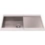 CDA KVA11SS Single Bowl Reversible Drainer Stainless Steel Sink