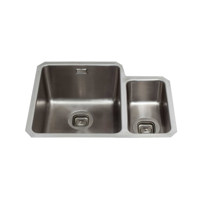 CDA 1.5 Bowl Stainless Steel Chrome Undermount Right Hand Kitchen Sink - KVC30RSS