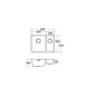 1.5 Bowl Undermount Chrome Stainless Steel Kitchen Sink with Right Hand Drainer - CDA