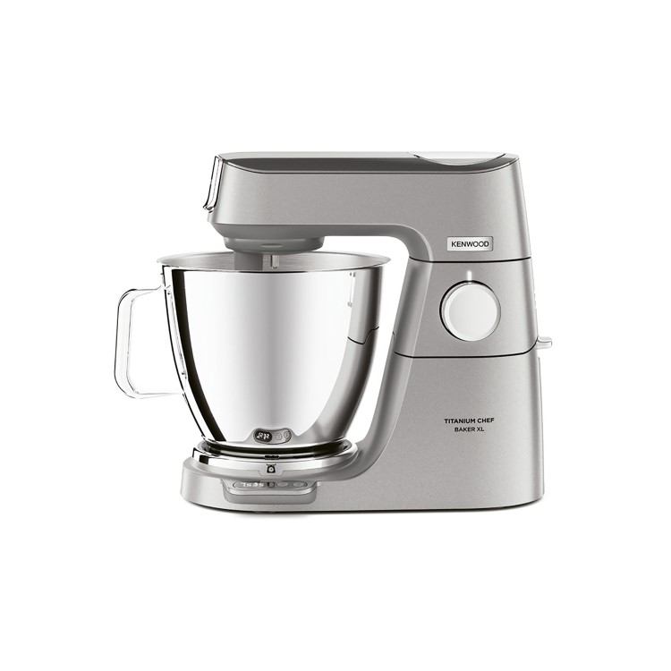 Kenwood KVL85.004SI Chef Titanium Baker XL Stand Mixer with 7L & 5L Bowls - Silver