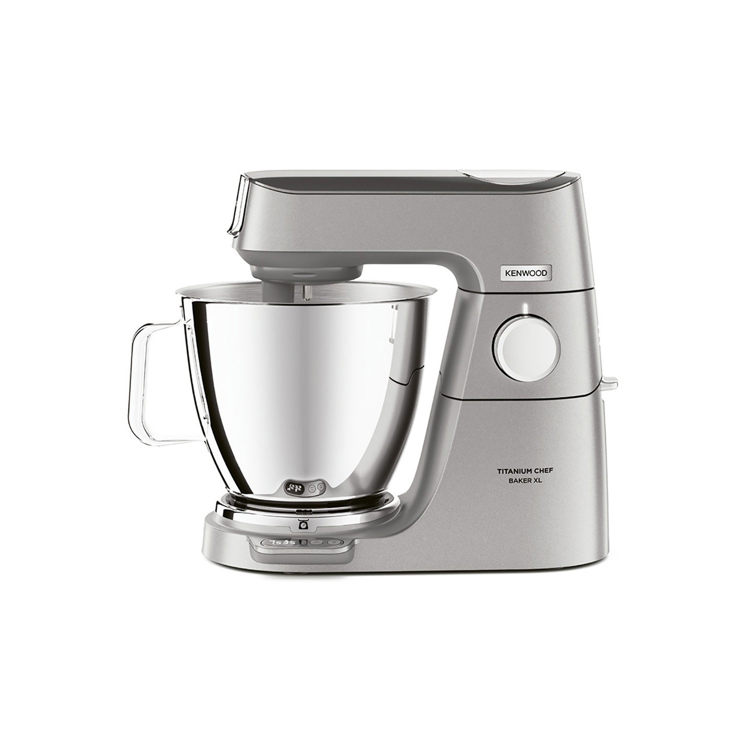 Kenwood Chef Titanium Baker XL Stand Mixer with 7L & 5L Bowl in Silver