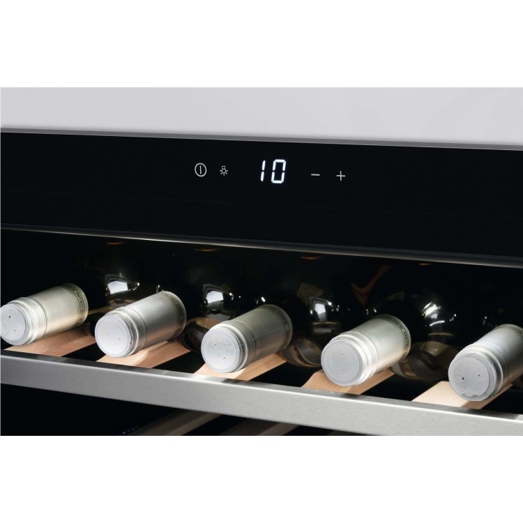 Refurbished AEG KWE884520M Integrated 18 Bottle Wine Cooler Anti-fingerprint Stainless Steel