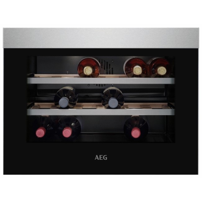 AEG 9000 Series 18 Bottle Capacity Built-in Wine Cooler - Stainless Steel