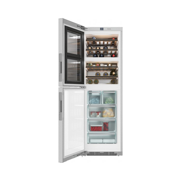 Miele 279 Litre Freestanding Freezer And Dual Zone Wine Cabinet -
