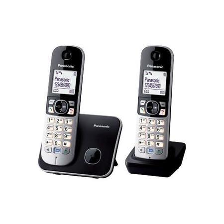 Panasonic KX-TG6812EB Cordless Telephone - Twin